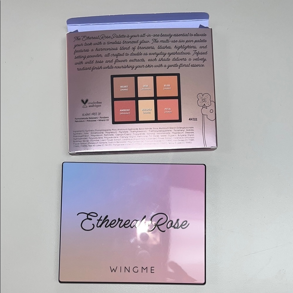 Ethereal Rose Face and Eye Palette - light medium / lip scrub NIB Bundle - Picture 2 of 7